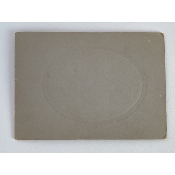 c1900 Cabinet Card Photo Two Women Man Large Bushy Mustache Oval Portrait - Picture 3 of 5